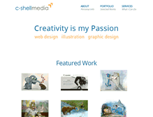 Tablet Screenshot of cshellmedia.com